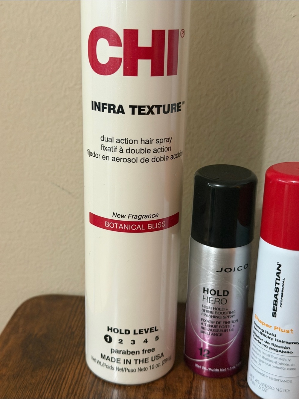CHI & Sebastian Professional Hairspray Duo with Travel Styling Sprays - Picture 3 of 4